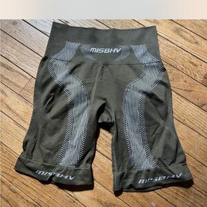 MISBHV Olive Green Bike Shorts